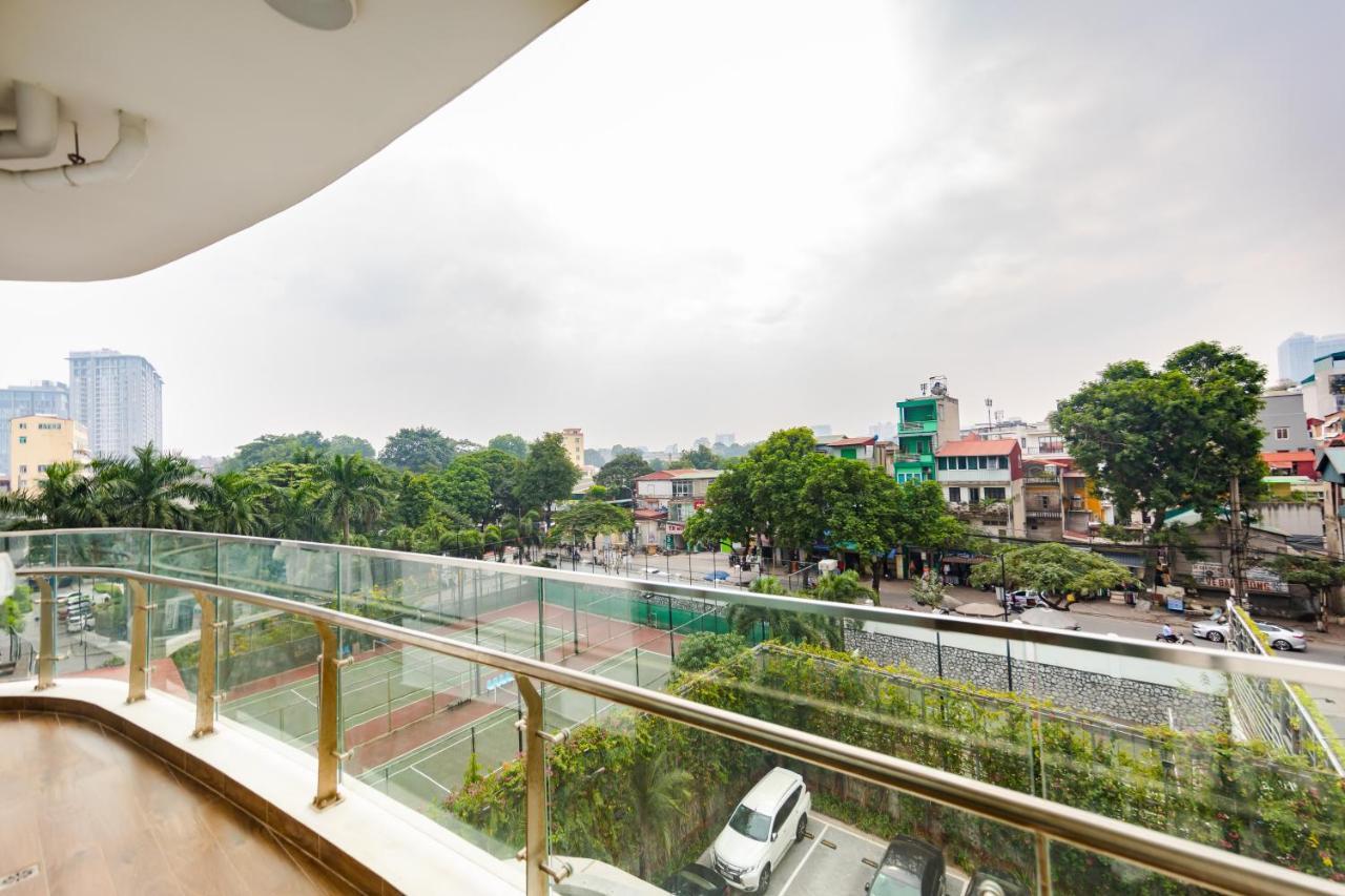 Five Star Westlake 1St-4Th Floors Hotel & Serviced Apartment Hanói Exterior foto View of the park from the 10th floor of the Lotte Mart